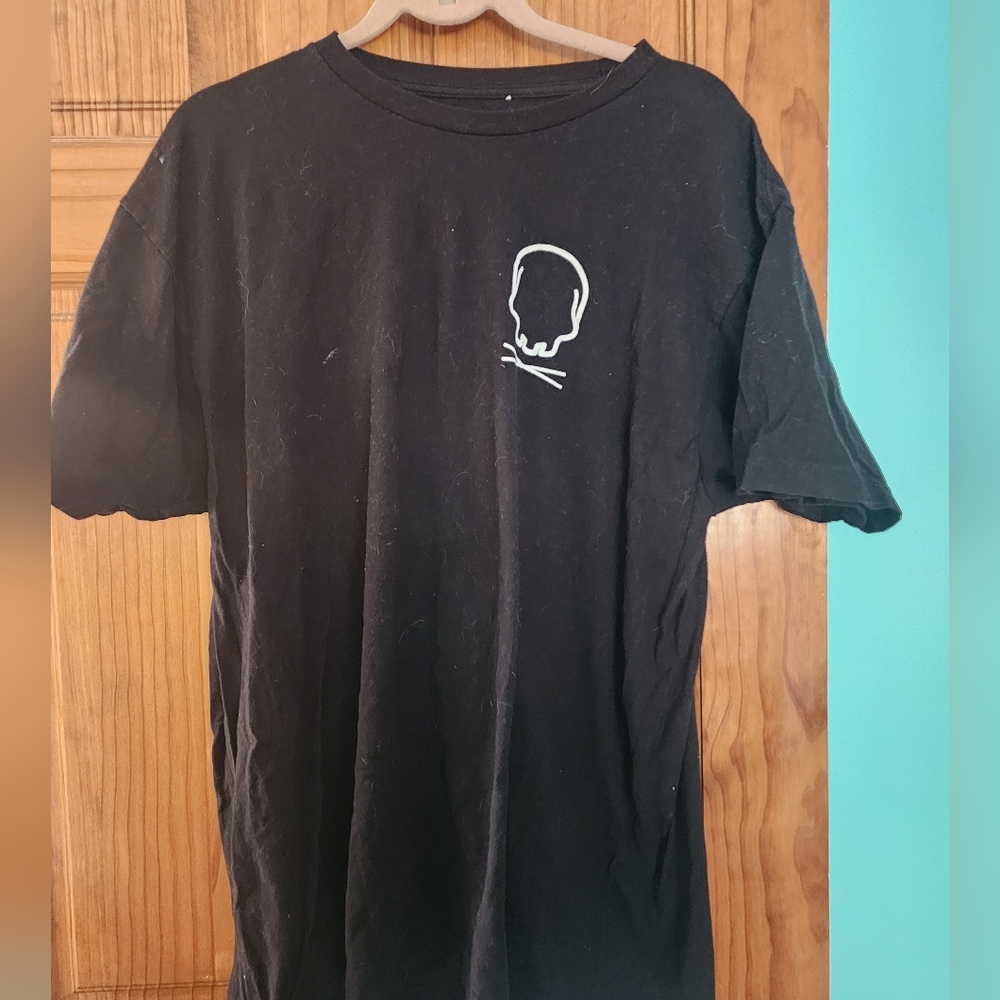 Black Skull Graphic Men's T-Shirt
